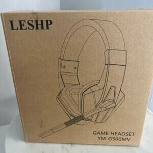 🎮 Leshp Noise Reduction Gaming Headset YM-G500MV New in Box